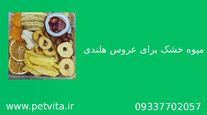 میوه خشک برای عروس هلندی